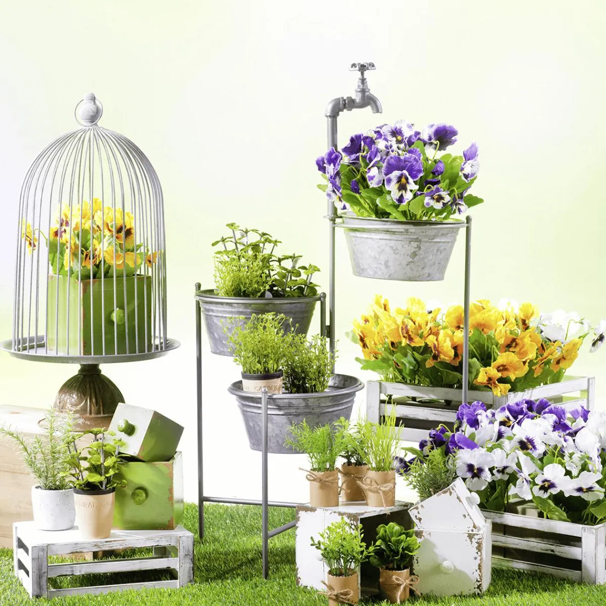 Tiroir De Pots De Plantes 3 Pcs. 9-15 Cm-DecoWoerner New