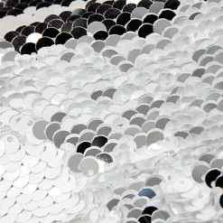Tissu à Paillettes Réversibles /blanc, Larg. 145 Cm-DecoWoerner Hot