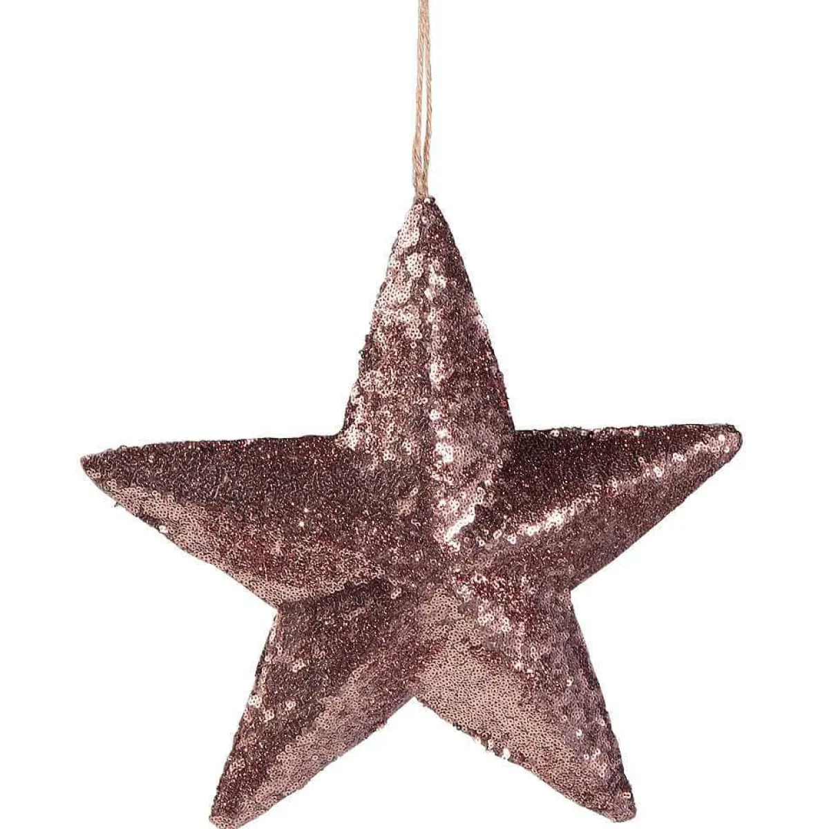 Étoile à Paillettes Ø 33 Cm, Nougat-DecoWoerner Discount