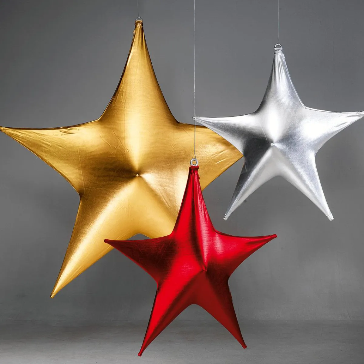 Étoile Stretch Ø 200 Cm, Difficilement Inflammable B1-DecoWoerner Online