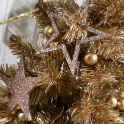 Étoiles Déco à Paillettes Nougat, Ø 10 Cm, 10 Pces-DecoWoerner Hot
