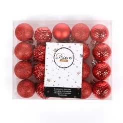 Étoiles De Noël s Incassables 4 Cm Ø - 20 Pièces-DecoWoerner Hot