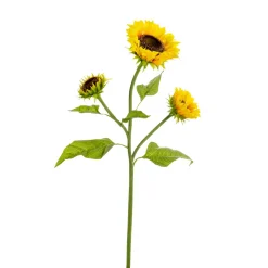 Tournesol Artificiel Avec 3 Fleurs s 87 Cm-DecoWoerner Clearance