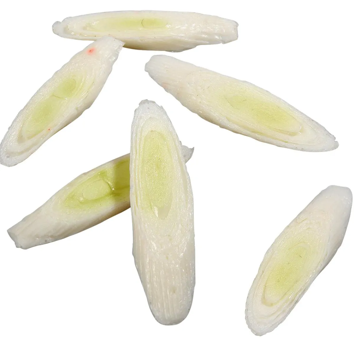 Tranches De Poireaux Aliment Factice, 6 Pces-DecoWoerner