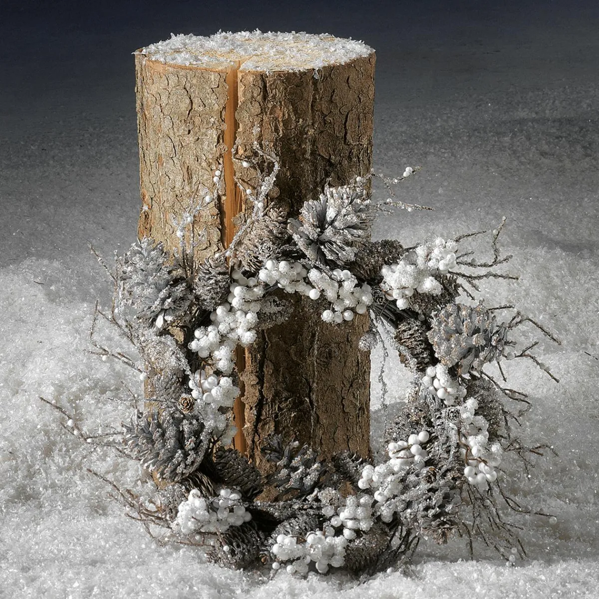 Tronc En Bois Déco Long. 50 Cm-DecoWoerner