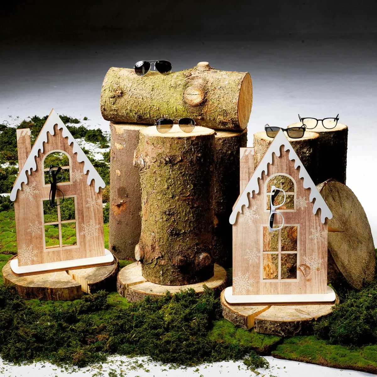 Tronc En Bois Déco Long. 50 Cm-DecoWoerner