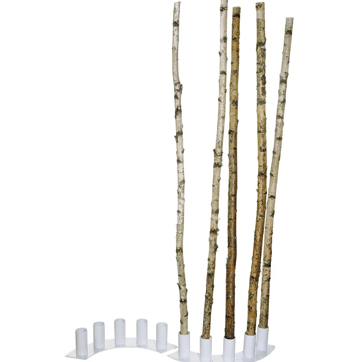 Troncs De Bouleau Déco 170 Cm, 5 Pces-DecoWoerner Clearance