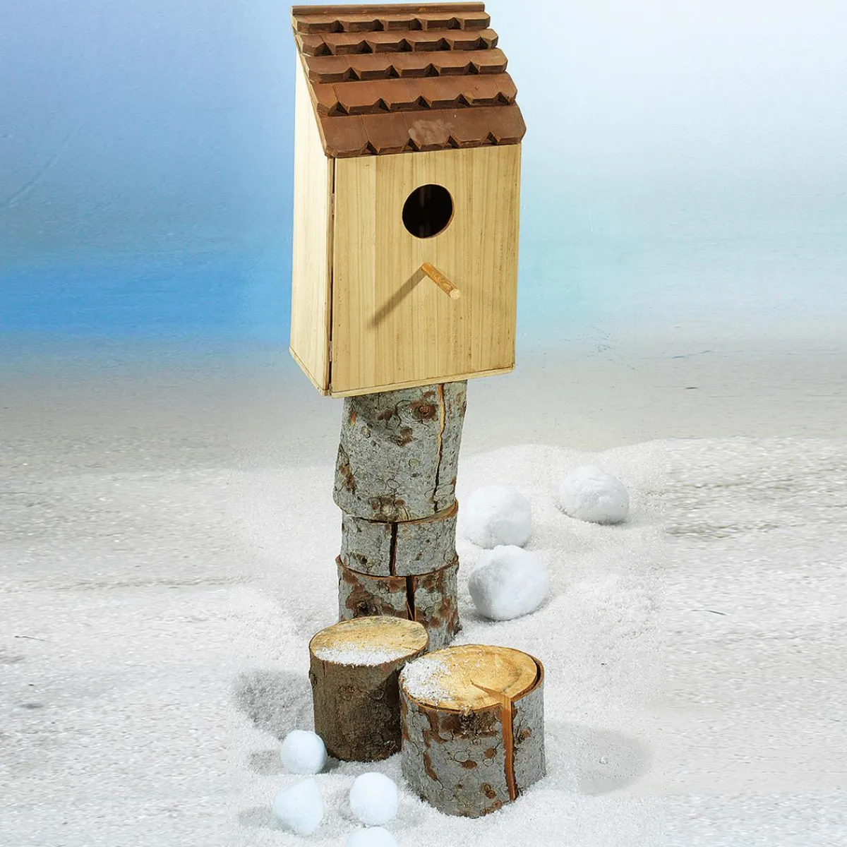 Troncs En Bois Déco, Lot De 3 él.-DecoWoerner Discount