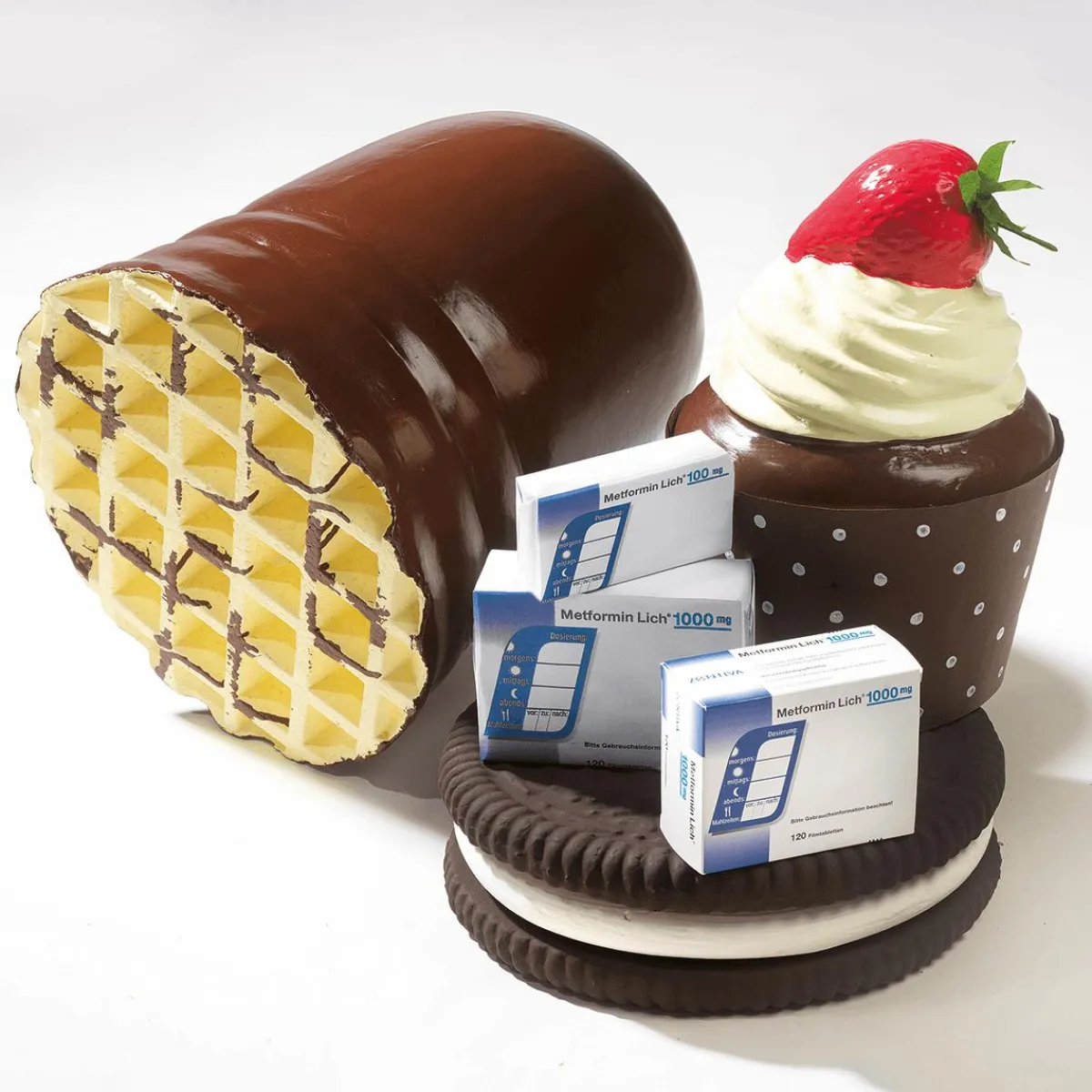 Tête De Choco XXL Aliment Factice 35 Cm-DecoWoerner Hot