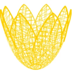 Tulipe 3D En Fibre Tressée 79 X 75 Cm-DecoWoerner Clearance