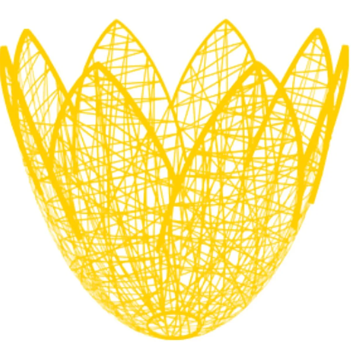 Tulipe 3D En Fibre Tressée 102 X 100 Cm-DecoWoerner Hot
