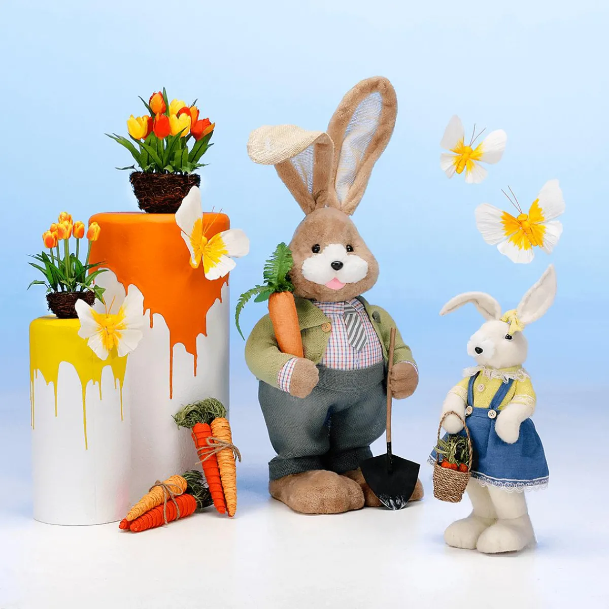 Tulipes Artificielles En Nid , 25 Cm-DecoWoerner