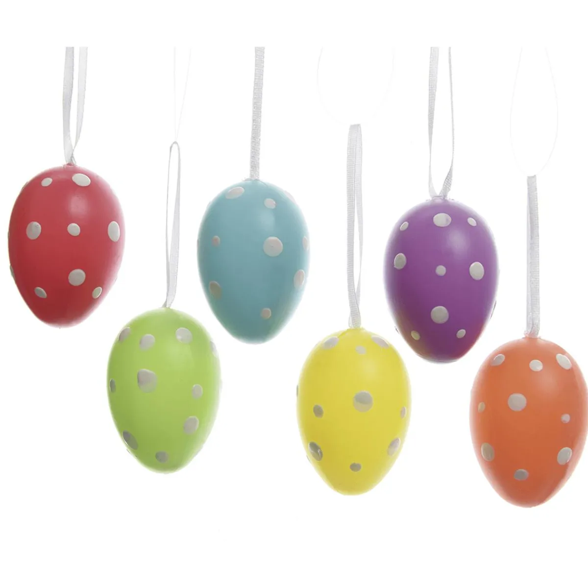 Œufs De Pâques à Pois 6 Pièces-DecoWoerner Best