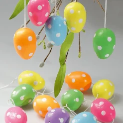 Œufs De Pâques Déco 6 Cm, à Pois, 6 Pces-DecoWoerner Hot