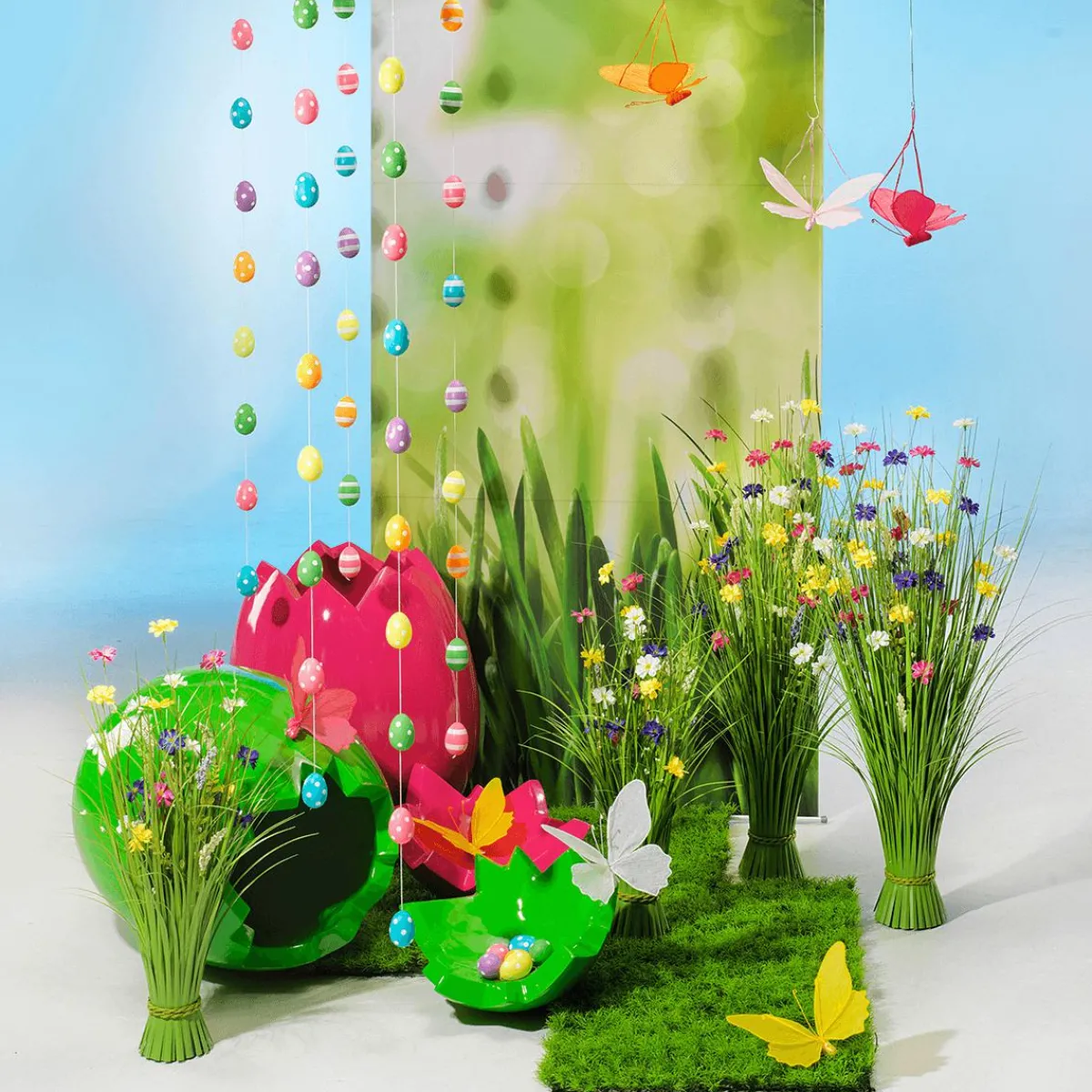 Œufs De Pâques Déco 6 Cm, à Pois, 6 Pces-DecoWoerner Hot