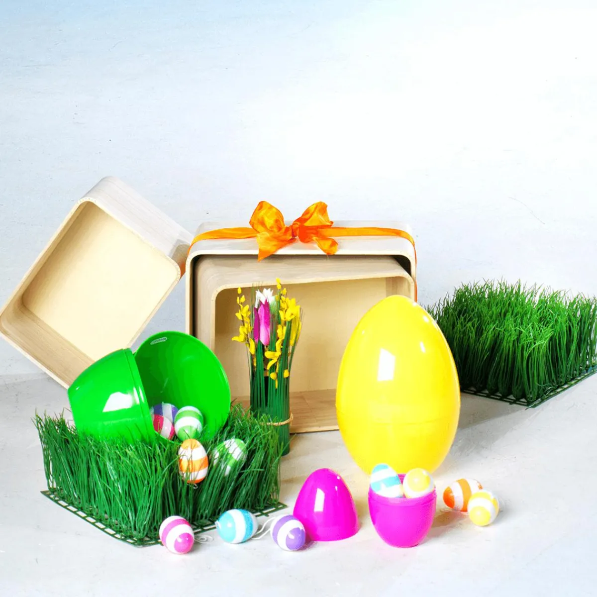 Œufs De Pâques Déco 6 Cm, à Rayures, 6 Pces-DecoWoerner Clearance