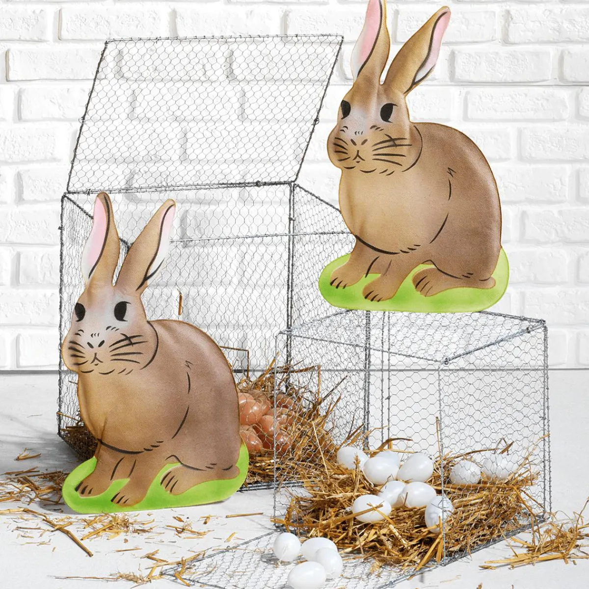 Œufs De Pâques Déco à Suspendre 6 cm, , 24 Pces-DecoWoerner Clearance