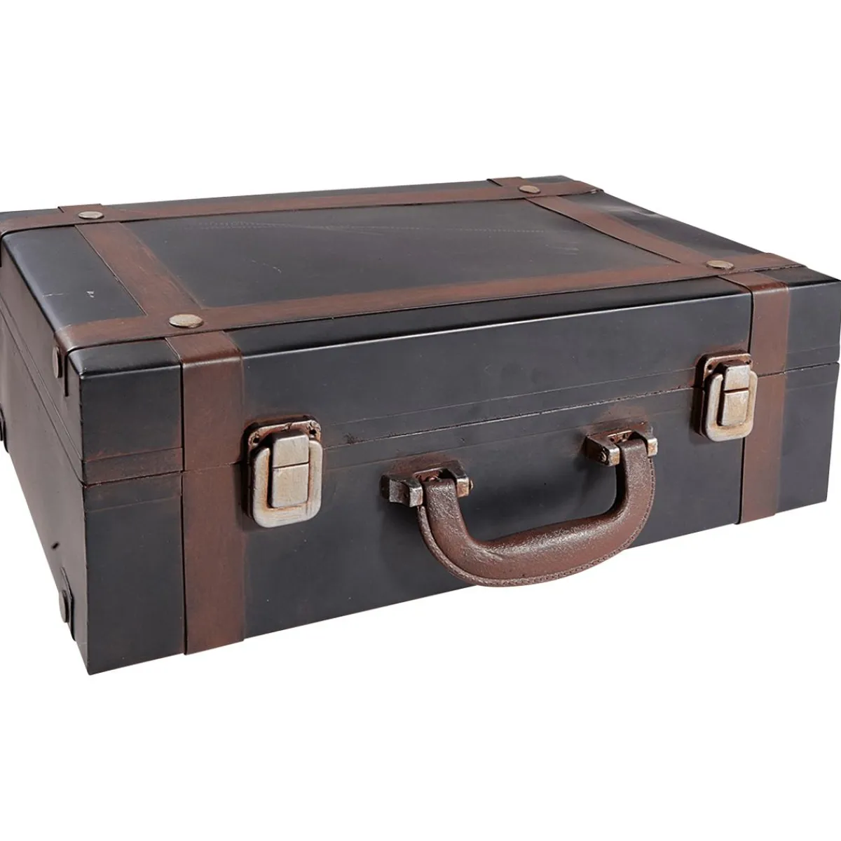 Valise Déco En Métal, 40 X 26 Cm-DecoWoerner New