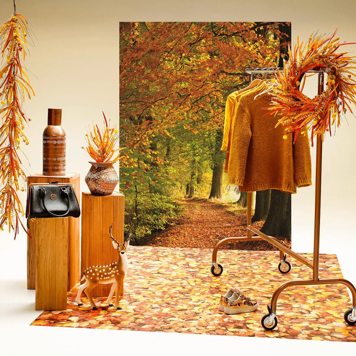 Vigne Artificielle En Mélange D'automne 150 Cm-DecoWoerner Clearance