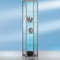 Vitrine Avec éclairage 186 X 40 X 40 Cm-DecoWoerner New