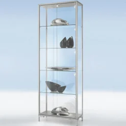 Vitrine Avec éclairage 186 X 80 X 40 Cm-DecoWoerner Hot