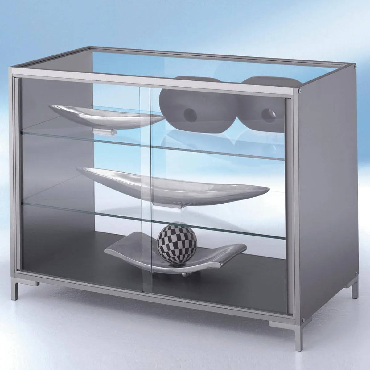 Vitrine De Comptoir 90 X 120 X 60 Cm-DecoWoerner