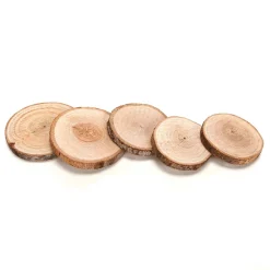 Véritables Disques En Bois 5 - 7 Cm, 25 Pièces-DecoWoerner Best