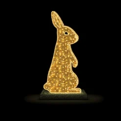 XXL LED Lapin Sur Deux Pattes Pour L'extérieur 185 Cm-DecoWoerner New
