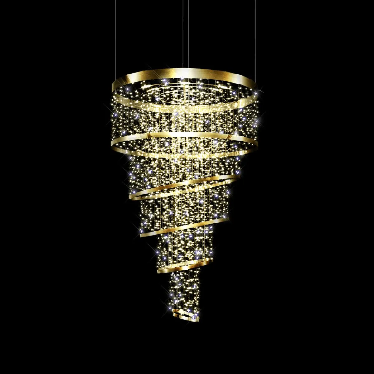 XXL Objet Lumineux Décatif Lustre Dé 200 Cm-DecoWoerner Outlet
