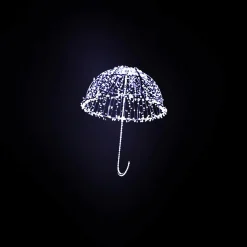 XXL Objet Lumineux LED Parapluie é 150 Cm-DecoWoerner Discount