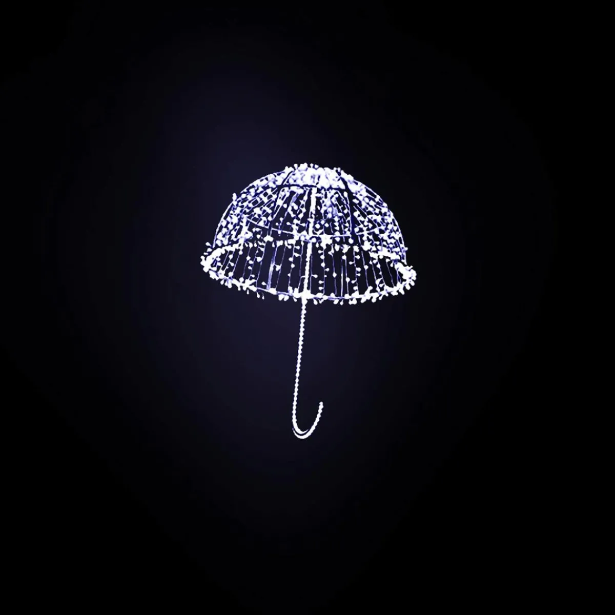XXL Objet Lumineux LED Parapluie é 150 Cm-DecoWoerner Discount