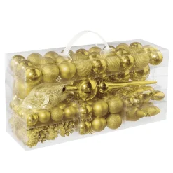XXL Set De Boules De Noël En Plastique 100 Pcs. 3 - 7,5 Cm Ø-DecoWoerner Outlet